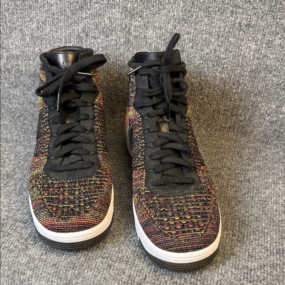 Nike Air Force 1 Ultra Flyknit Mid Multicolor Men's Size 10 US 817420-002 - Picture 3 of 11